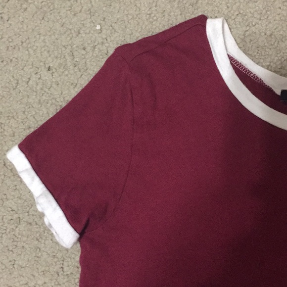 Maroon t-shirt dress - Picture 3 of 5